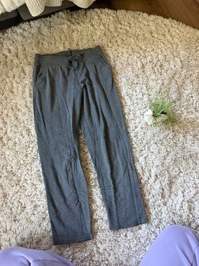 Champion comfy, cozy, simple  casual Lite gray jogger pants with an elastic draw